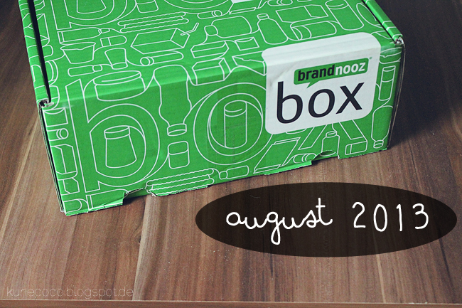 brandnooz Box August 2013