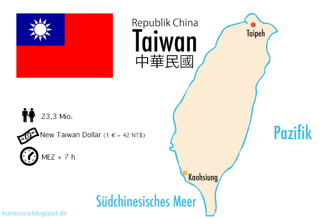 Infografik Taiwan