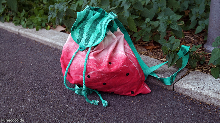 KuneCoco • DIY • Wassermelonen Rucksack