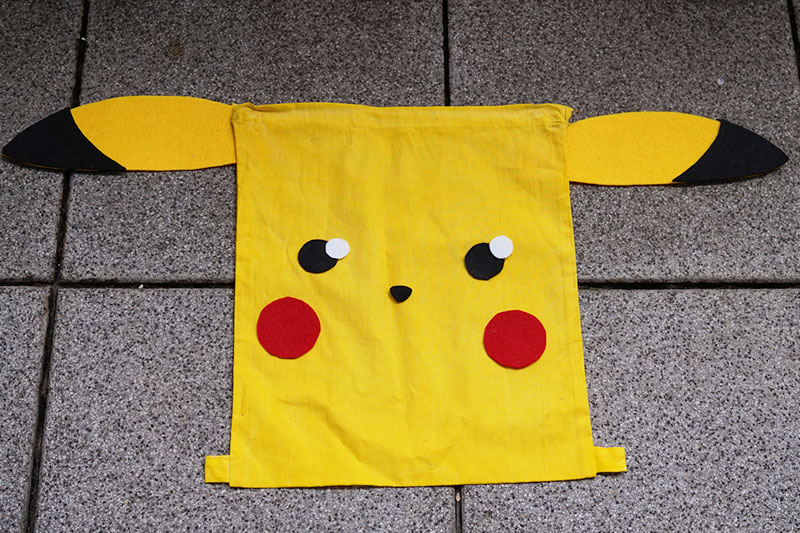 KuneCoco • DIY • Pikachu Rucksack #GottaBlogEmAll