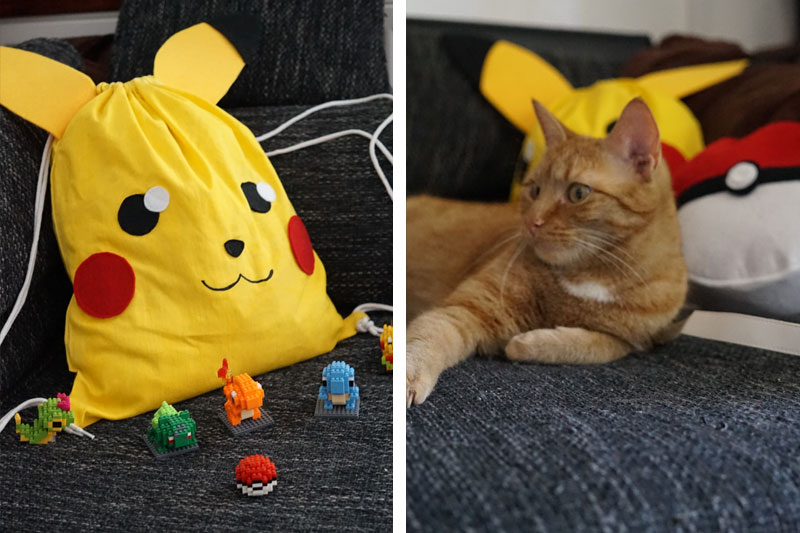 KuneCoco • DIY • Pikachu Rucksack #GottaBlogEmAll • Gimli