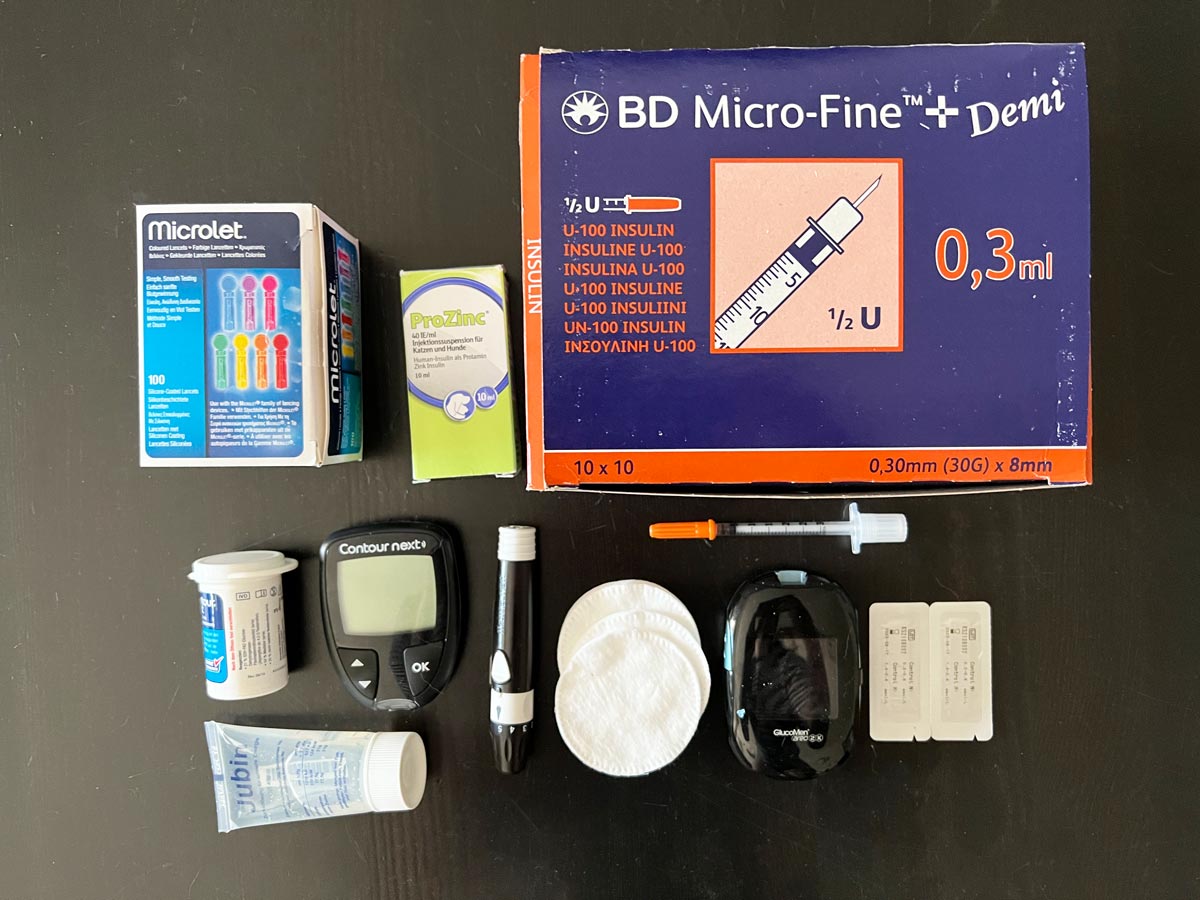 Diabetes-Ausrüstung für Mero